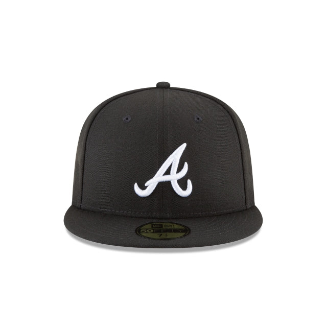 CUSTOM ONE OF ONE FITTED HAT (PATCHES) - Atlanta Bravers