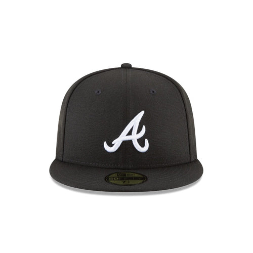 CUSTOM ONE OF ONE FITTED HAT (PATCHES) - Atlanta Bravers